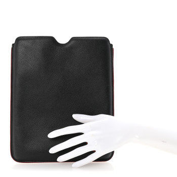 PRADA Saffiano Travel iPad Sleeve Case Black