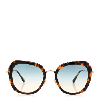 TOM FORD Acetate Metal Kenyan Sunglasses TF792 Havana
