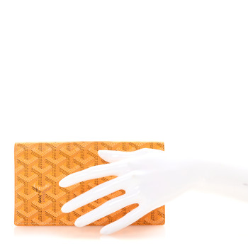 GOYARD Goyardine Richelieu Wallet Yellow