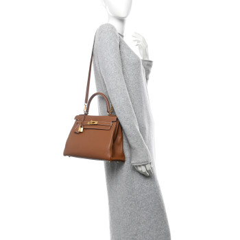 HERMES Togo Kelly Retourne 28 Gold