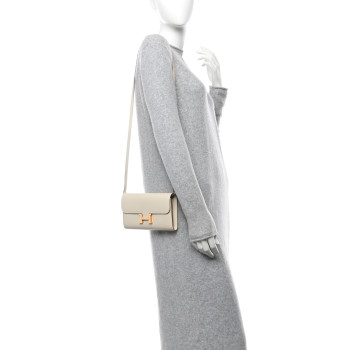 HERMES Epsom Constance Long To Go Wallet Craie