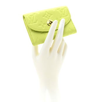 LOUIS VUITTON Empreinte Rosalie Coin Purse Zesty Lime