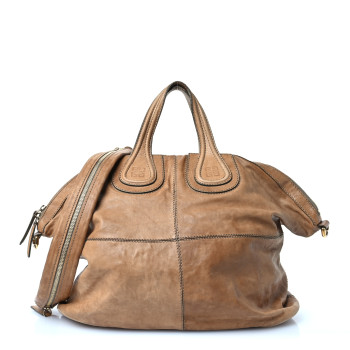 GIVENCHY Lambskin Large Nightingale Tan