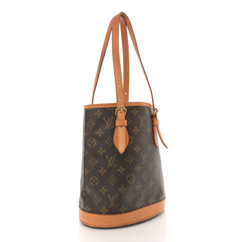 LOUIS VUITTON Monogram Petit Bucket 23