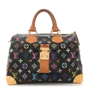 LOUIS VUITTON Monogram Multicolor Speedy 30 Black