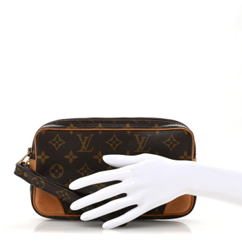 LOUIS VUITTON Monogram Pochette Marly Dragonne 22