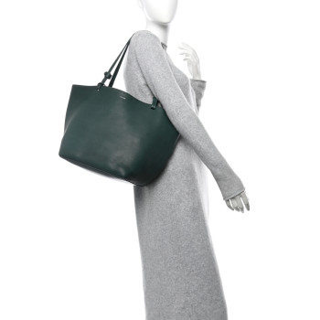 THE ROW Polished Saddle Calfskin Park Tote Three Cyprus