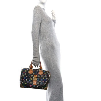 LOUIS VUITTON Monogram Multicolor Speedy 30 Black