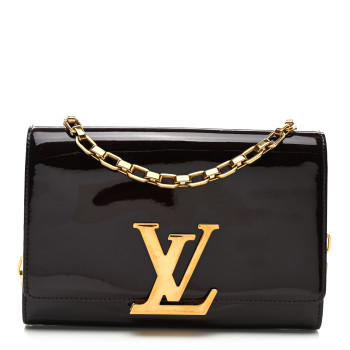 LOUIS VUITTON Patent Chain Louise GM Amarante