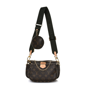 LOUIS VUITTON Monogram Multi Pochette Accessories Kaki