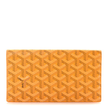 GOYARD Goyardine Richelieu Wallet Yellow