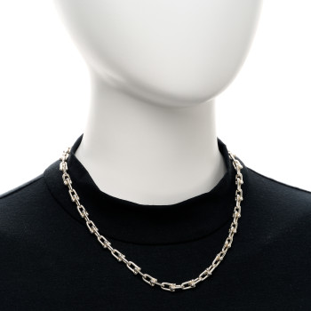 TIFFANY Sterling Silver Small HardWear Link Necklace
