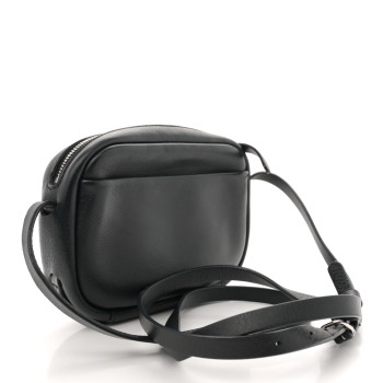 BALENCIAGA Calfskin Logo XS Everyday Camera Bag Black