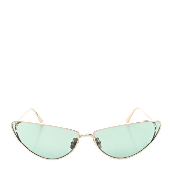 CHRISTIAN DIOR Metal MissDior B1U Butterfly Sunglasses Gold