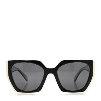 PRADA Acetate Sunglasses SPR 15W Black White