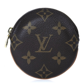 LOUIS VUITTON Monogram Round Coin Purse