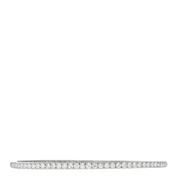 PARKER & WEST 18K White Gold Diamond 3.00ct Bangle Bracelet