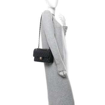 CHANEL Caviar Quilted Small Double Flap Black