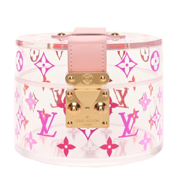 LOUIS VUITTON Transparent Plexiglass Box Scott Rose Ballerine