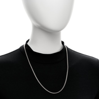 DAVID YURMAN Sterling Silver 3.6mm Box Chain Necklace 22"