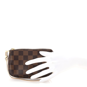 LOUIS VUITTON Damier Ebene Mini Pochette Accessories