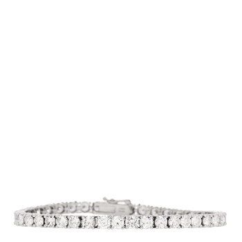 PARKER & WEST BY FASHIONPHILE Platinum Diamond 12.09ct Tennis Bracelet