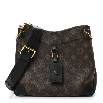 LOUIS VUITTON Monogram Odeon PM Black