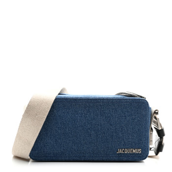 JACQUEMUS Denim Le Cuerda Horizontal Blue