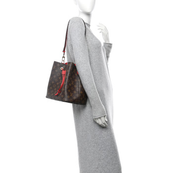 LOUIS VUITTON Monogram Neonoe MM Coquelicot