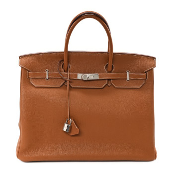 HERMES Togo Birkin 40 Gold