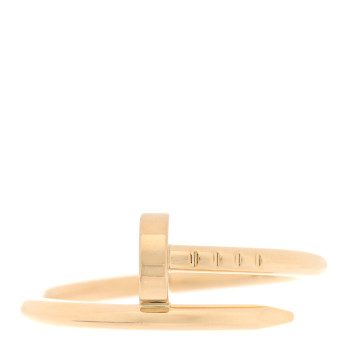 CARTIER 18K Yellow Gold Small Juste Un Clou Ring 51 5.75