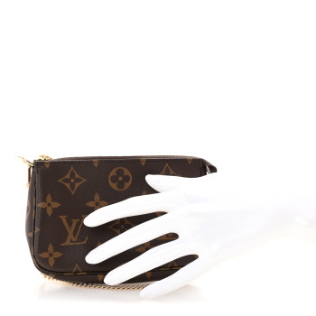 LOUIS VUITTON Monogram Mini Pochette Accessories