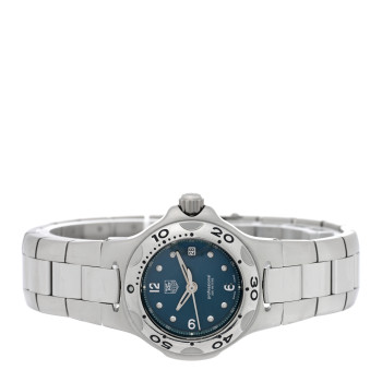 TAG HEUER Stainless Steel 28mm Kirium Quartz Watch Blue WL1313