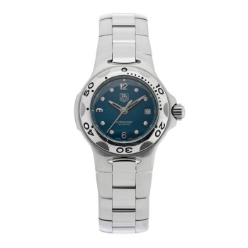TAG HEUER Stainless Steel 28mm Kirium Quartz Watch Blue WL1313
