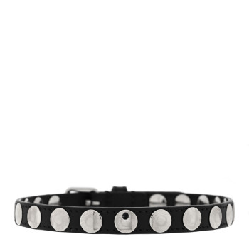 GUCCI Calfskin Metal Studded Choker Black