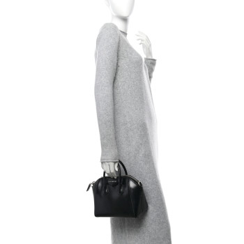 GIVENCHY Shiny Lord Calfskin Mini Antigona Black