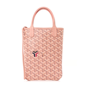 GOYARD Goyardine Poitiers Tote Rose Poudre