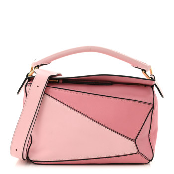 LOEWE Calfskin Small Puzzle Bag Rosa