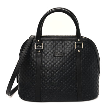 GUCCI Microguccissima Medium Dome Bag Black