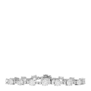 PARKER & WEST 18K White Gold Diamond 11.36ctw Tennis Bracelet M