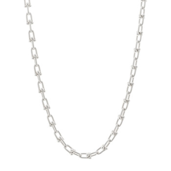 TIFFANY Sterling Silver Small HardWear Link Necklace