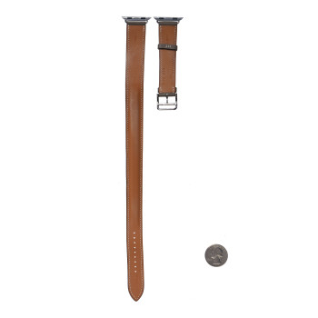 HERMES Swift 40mm Apple Watch Double Tour Band Etoupe