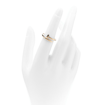 CARTIER 18K Yellow Gold Small Juste Un Clou Ring 51 5.75