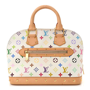 LOUIS VUITTON Monogram Multicolor Alma White