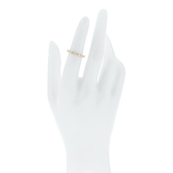 PARKER & WEST 18K Yellow Gold Diamond 1.13ct Full Eternity Band Ring 49 5