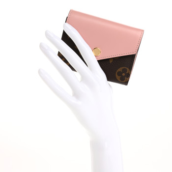 LOUIS VUITTON Monogram Zoe Wallet Rose Ballerine
