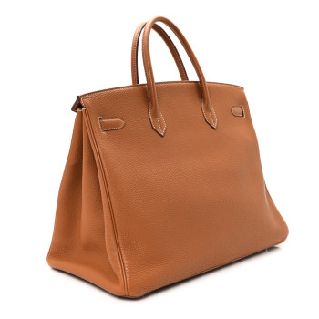 HERMES Togo Birkin 40 Gold