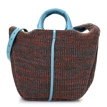 CHLOE Knit Calfskin Hobo Bag Multicolor