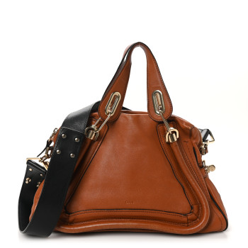 CHLOE Sheepskin Medium Military Paraty Armagnac