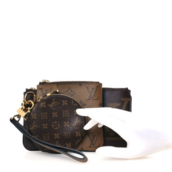 LOUIS VUITTON Reverse Monogram Giant Trio Pouch